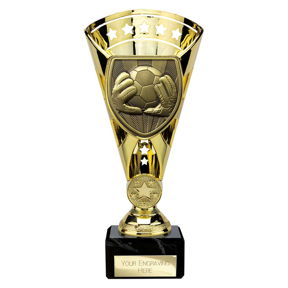 Cobra Star Football Goal Keeper Trophy Cup Award 6 Colours