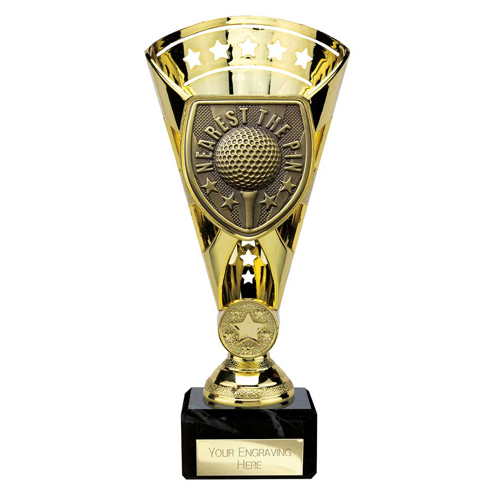 Cobra Star Golf Nearest The Pin Trophy Award Gold