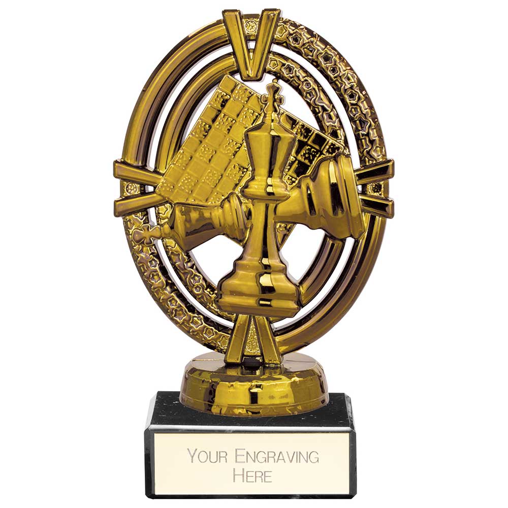 Maverick Chess Legend Trophy Award Gold