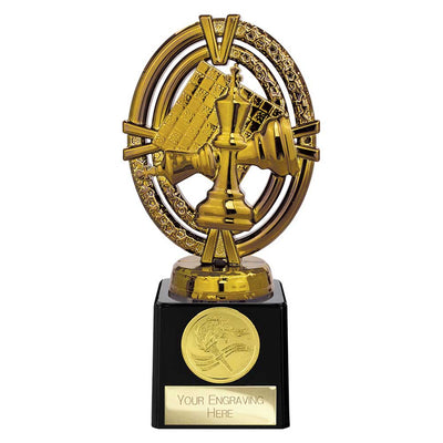 Maverick Chess Legend Trophy Award Gold