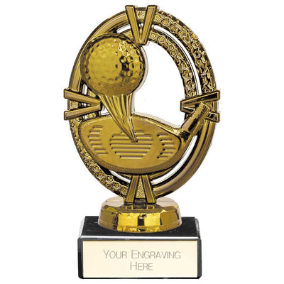 Maverick Golf Legend Trophy Award Gold