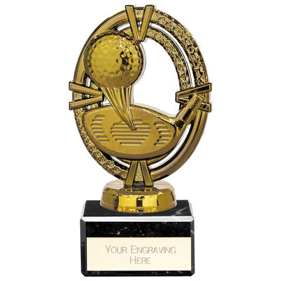 Maverick Golf Legend Trophy Award Gold