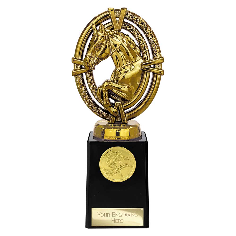 Maverick Equestrian Legend Trophy Award Gold