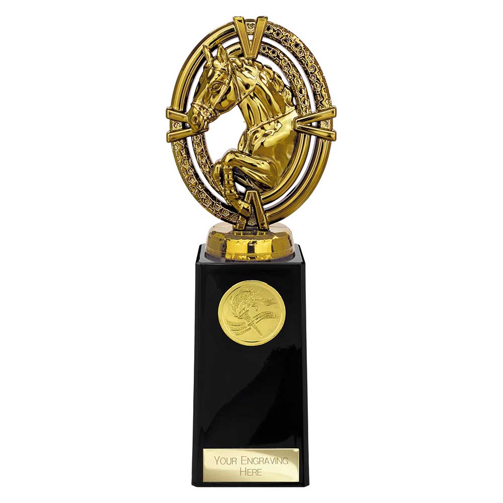 Maverick Equestrian Legend Trophy Award Gold