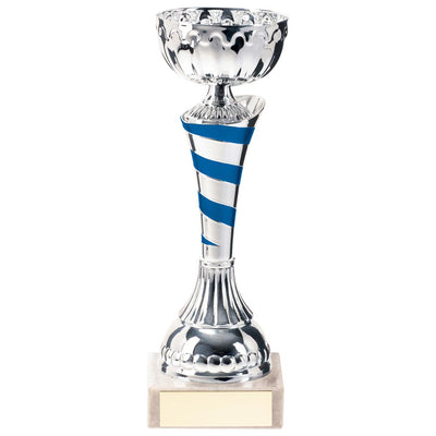 Eternity Silver And Blue Trophy Cup