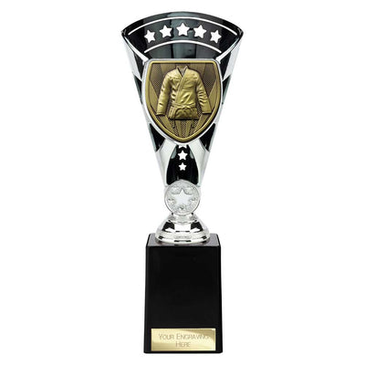 Cobra Star Martial Arts Gee Trophy Cup Silver And Black