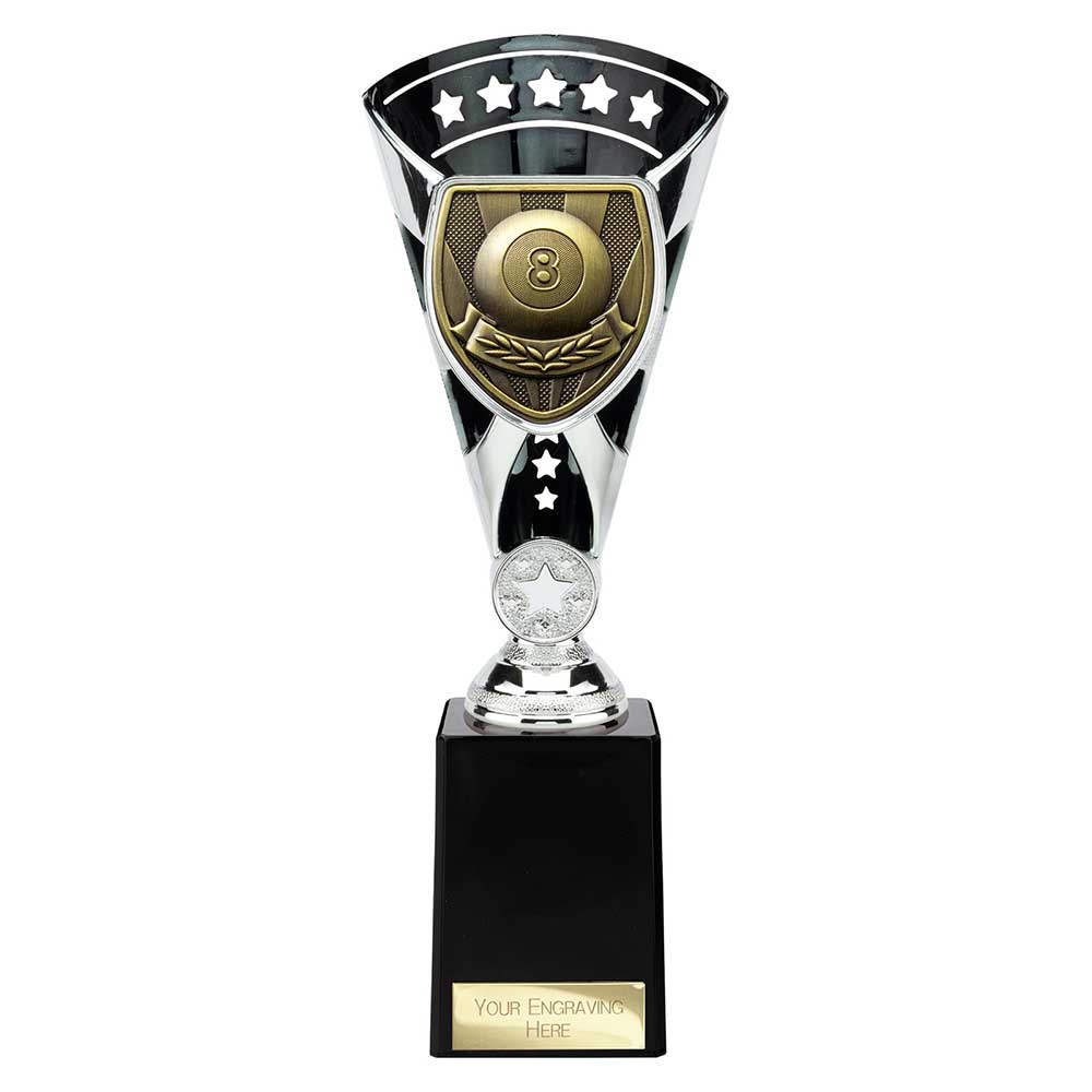 Cobra Star Pool Trophy Cup Silver And Black