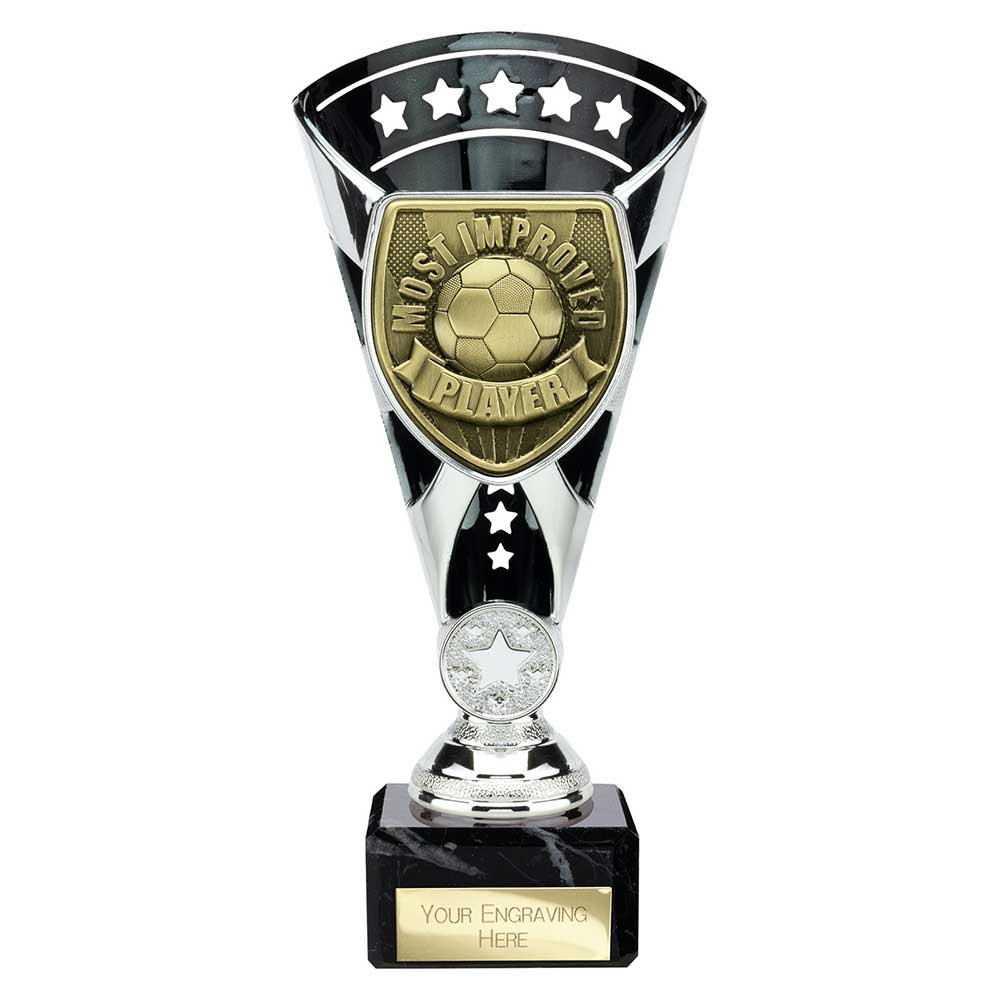 Cobra Star Cup Most Improved Player Football Trophy Award 6 Colours