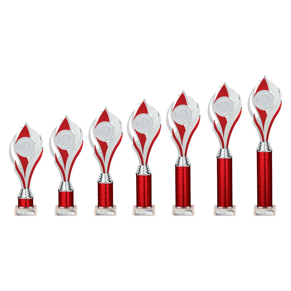 Volcano Multisport Tube Trophy Silver Red