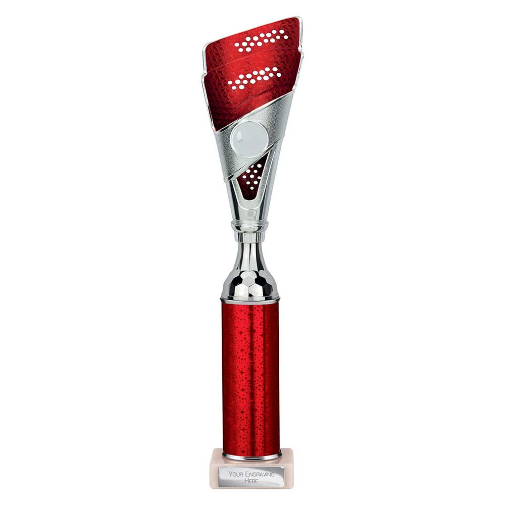 Predator Multisport Tube Trophy Silver Red