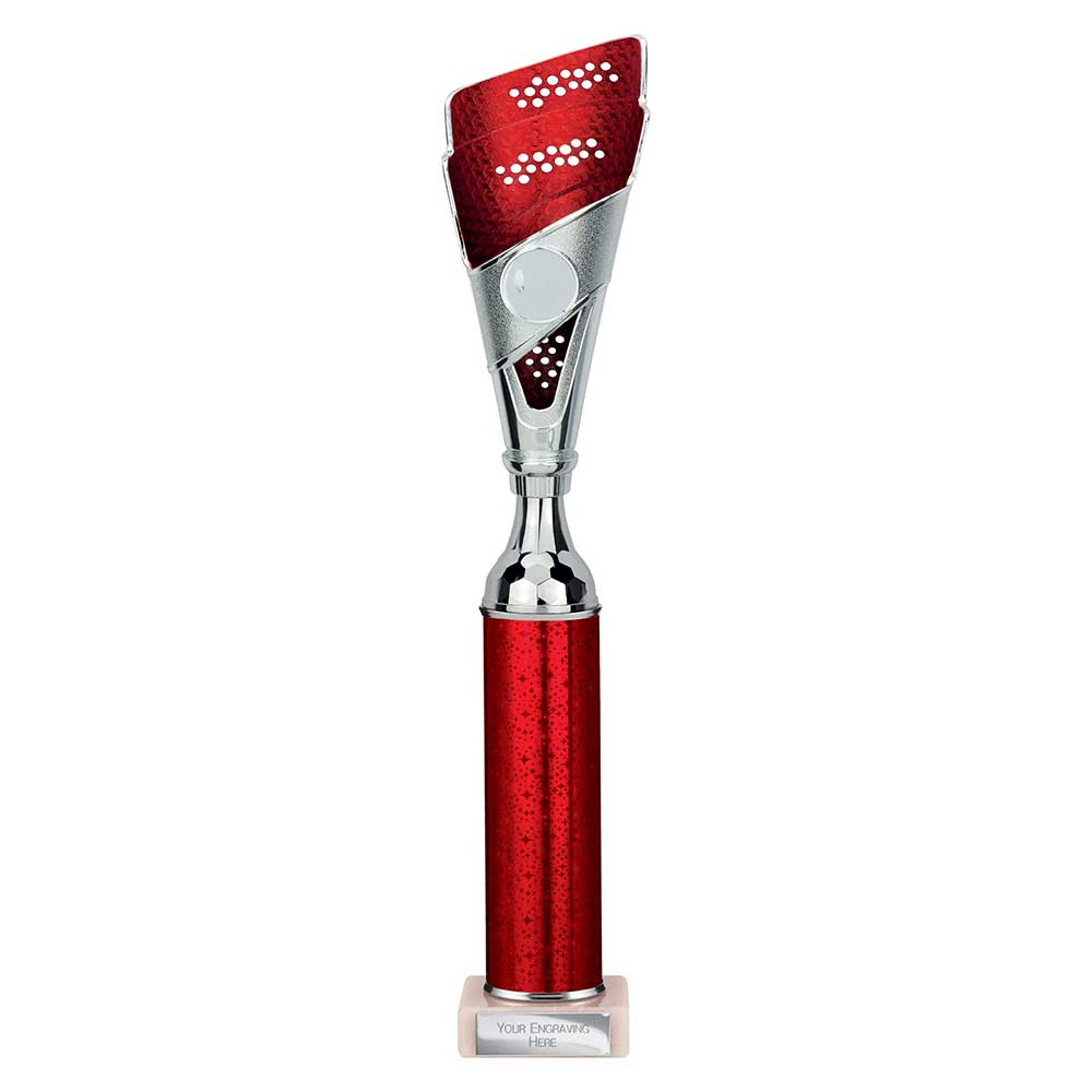 Predator Multisport Tube Trophy Silver Red