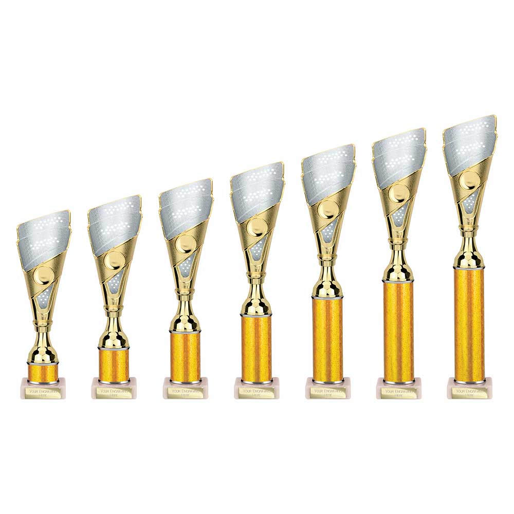 Predator Multisport Tube Trophy Gold Silver