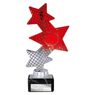 Trinity Star Multisport Trophy Red Silver