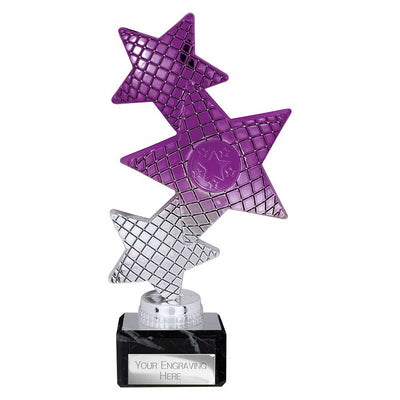 Trinity Star Multisport Trophy Purple Silver