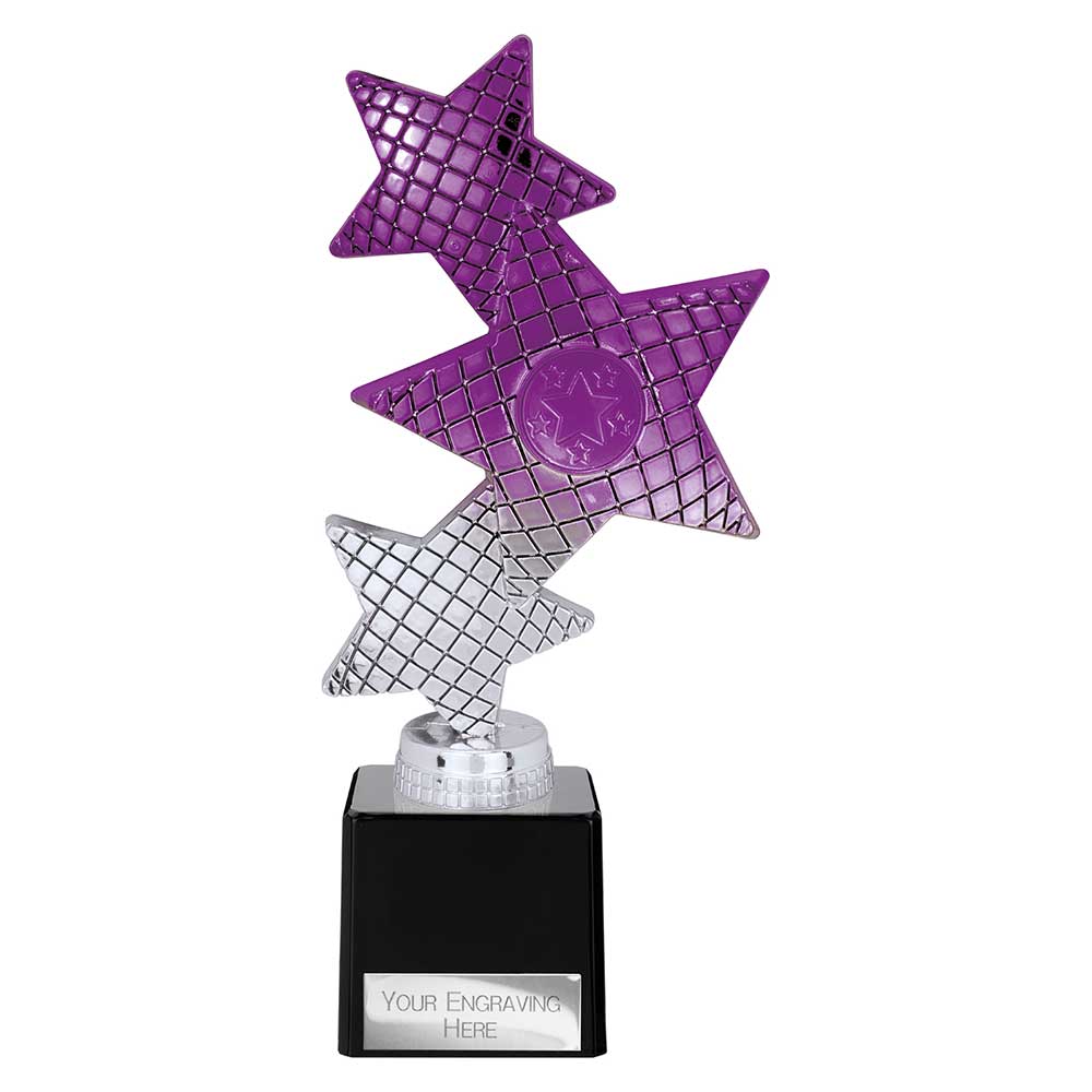 Trinity Star Multisport Trophy Purple Silver