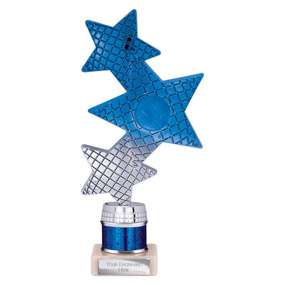 Trinity Star Multisport Tube Trophy Blue Silver