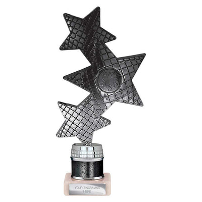 Trinity Star Multisport Tube Trophy Black Silver