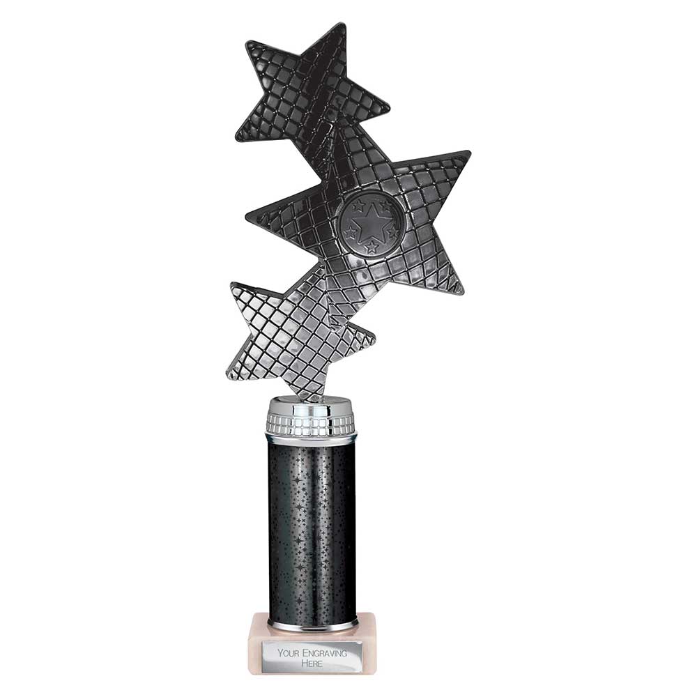 Trinity Star Multisport Tube Trophy Black Silver