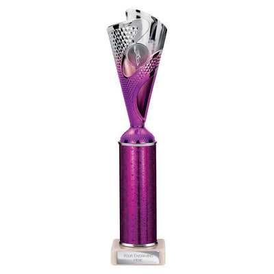 Rodeo Multisport Tube Trophy Silver Purple