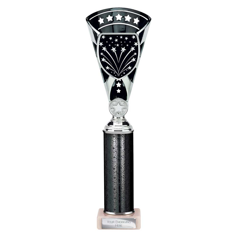 Cobra Star Multisport Tube Trophy Silver Black