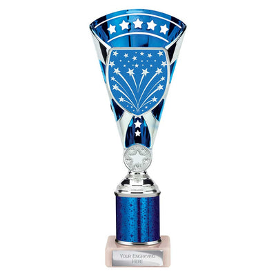 Cobra Star Multisport Tube Trophy Silver Blue