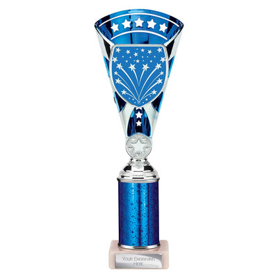 Cobra Star Multisport Tube Trophy Silver Blue