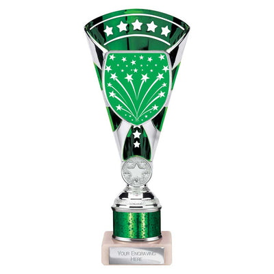 Cobra Star Multisport Tube Trophy Silver Green