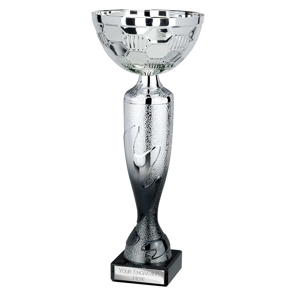 Eruption Silver Trophy Cup Platinum Carbon Black