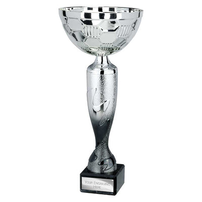 Eruption Silver Trophy Cup Platinum Carbon Black