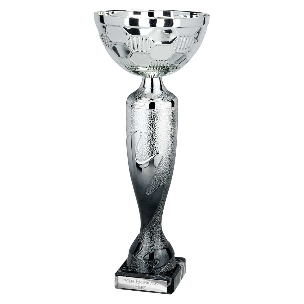 Eruption Silver Trophy Cup Platinum Carbon Black