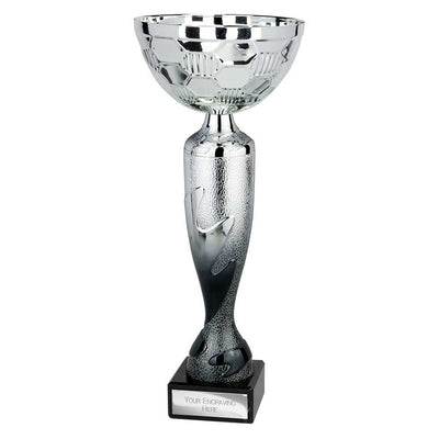 Eruption Silver Trophy Cup Platinum Carbon Black