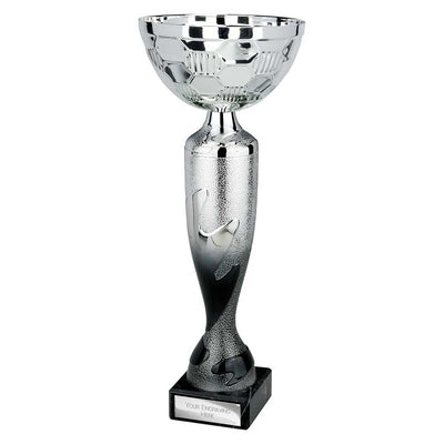 Eruption Silver Trophy Cup Platinum Carbon Black