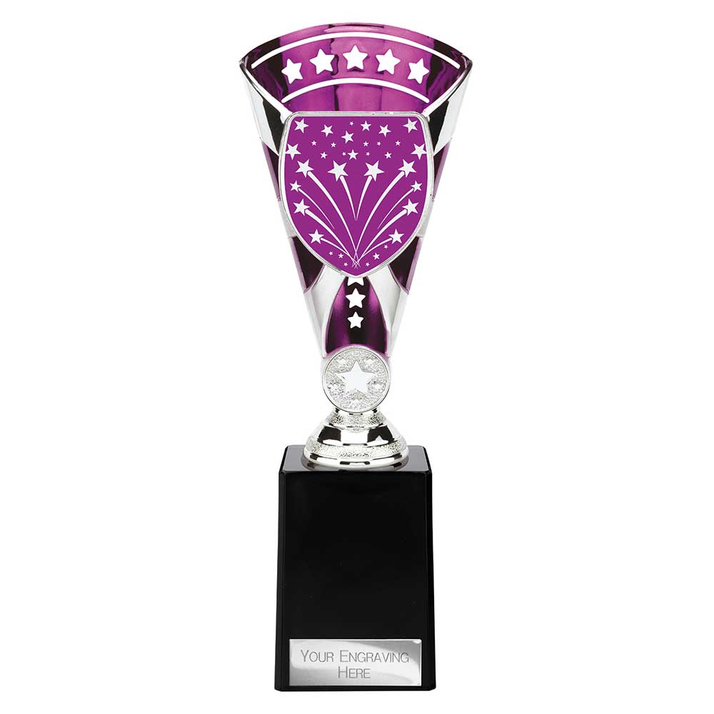 Cobra Star Multisport Trophy Cup Silver Purple