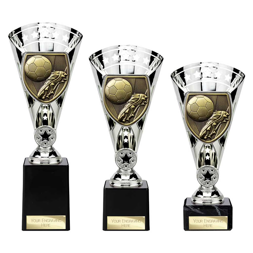 Cobra Star Football Boot Ball Trophy Cup Award 6 Colours