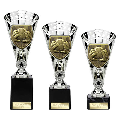 Cobra Star Football Goal Keeper Trophy Cup Award 6 Colours