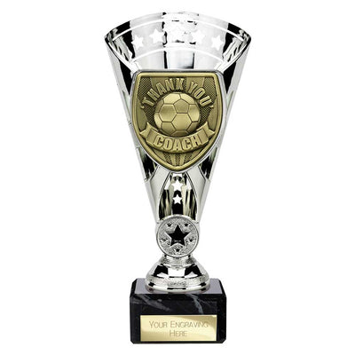 Cobra Star Cup Thank you Coach Football Trophy Cup Award  - 6 Colours