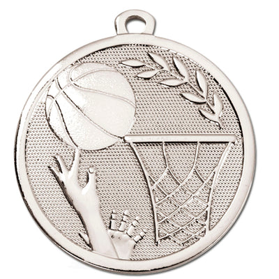 silver basketball galaxy medal 4 5cm