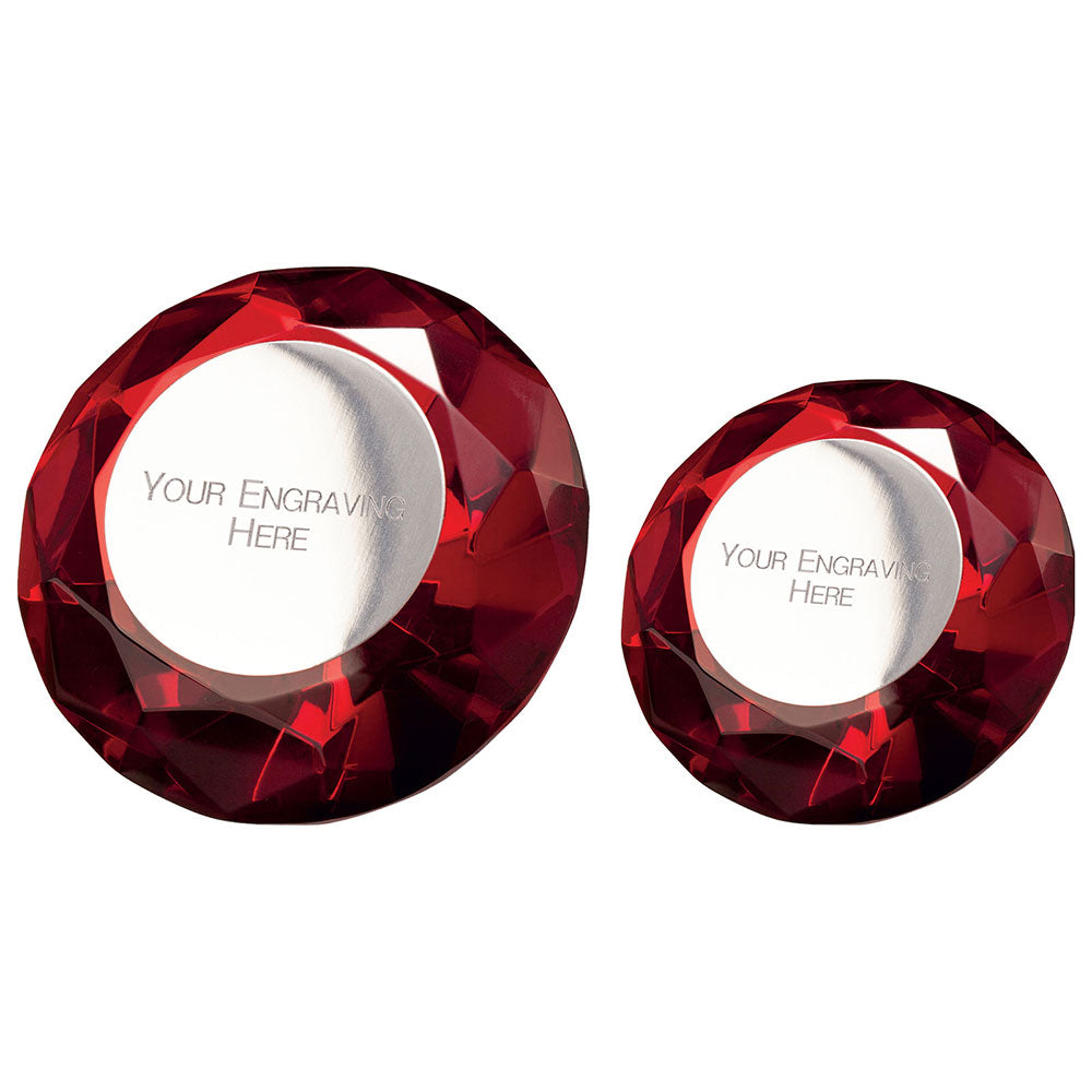 Impulse Diamond Red Crystal Gift Award