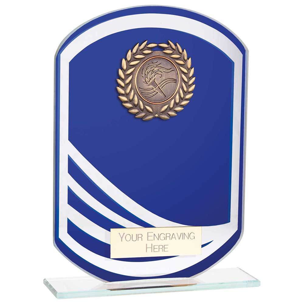 Argon Glass Award in Blue