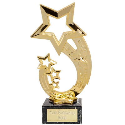 gold rising star multi trophy award