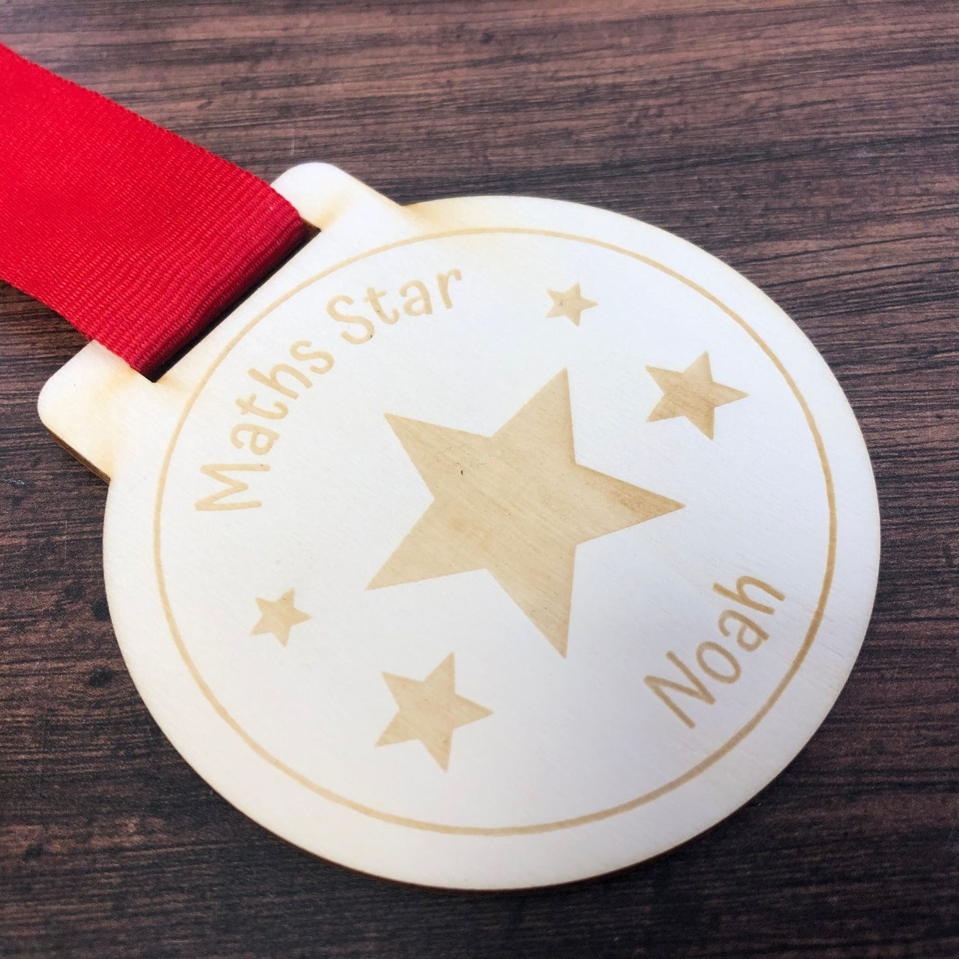 Personalised Children's Achievement Maths Wooden Medal – North East ...