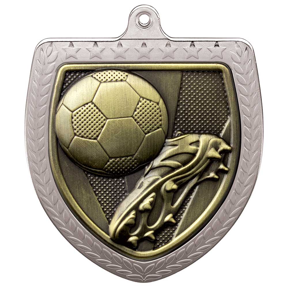 Cobra Football Boot Ball Shield Medal