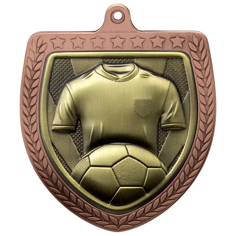 Cobra Football Shirt Ball Shield Medal