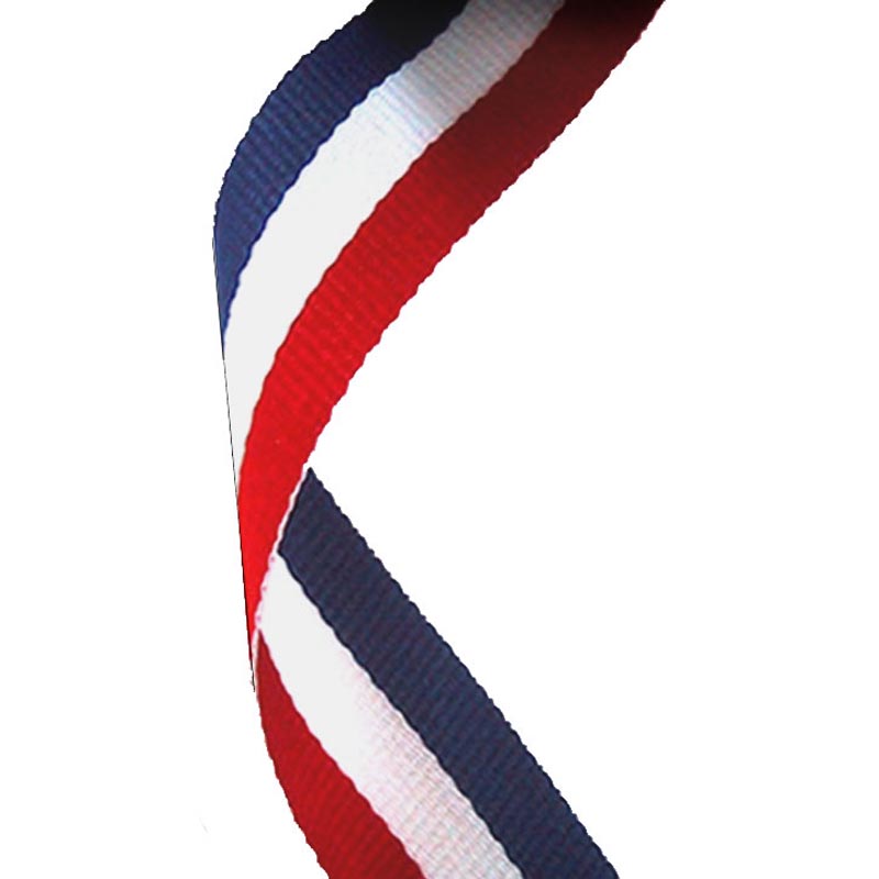 Red, White & Blue Medal Ribbon 80cm - NE Trophies – North East Trophies