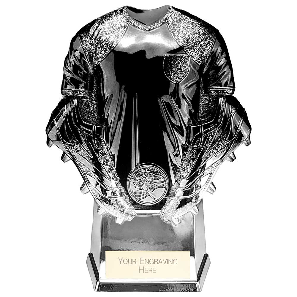 Invincible Football Shirt Trophy Award - Black