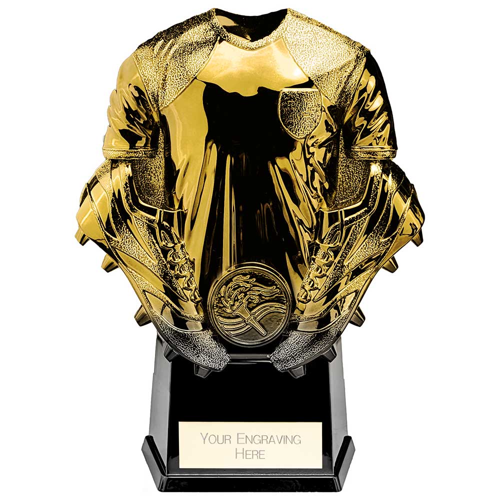 Invincible Football Heavyweight Shirt Award Trophy Gold