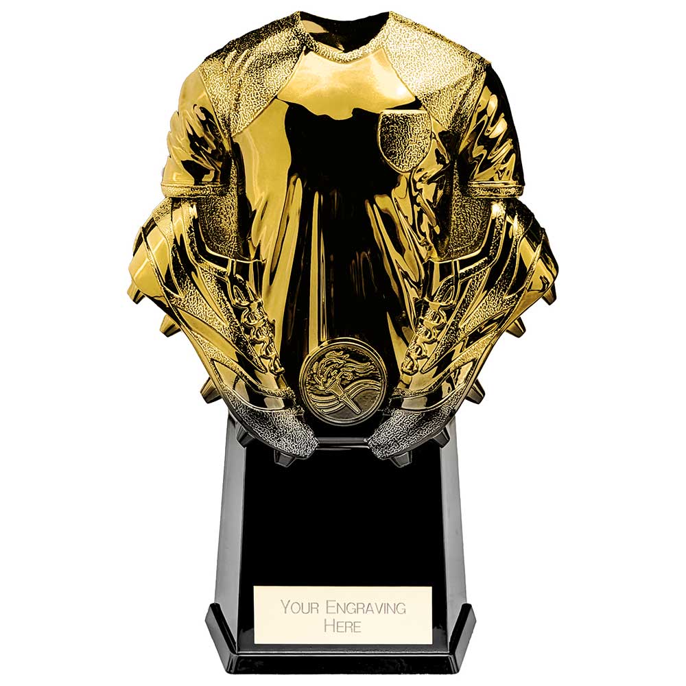 Invincible Football Heavyweight Shirt Award Trophy Gold