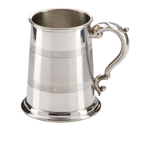 Celtic Band English Pewter Tankard 1 Pint