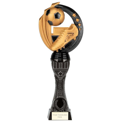 Renegade Heavyweight Football Trophy Black