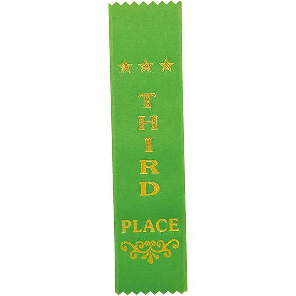 3Rd Place Competition Ribbon Green